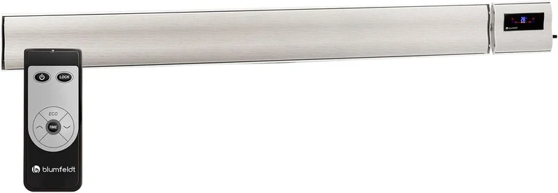 Modell IP44 CO2-Freie blumfeldt Heizstrahler, Leistung 2400W, Elektrische Heizung für Terrasse, Infrarotstrahler inklusive Fernbedienung, Timer
