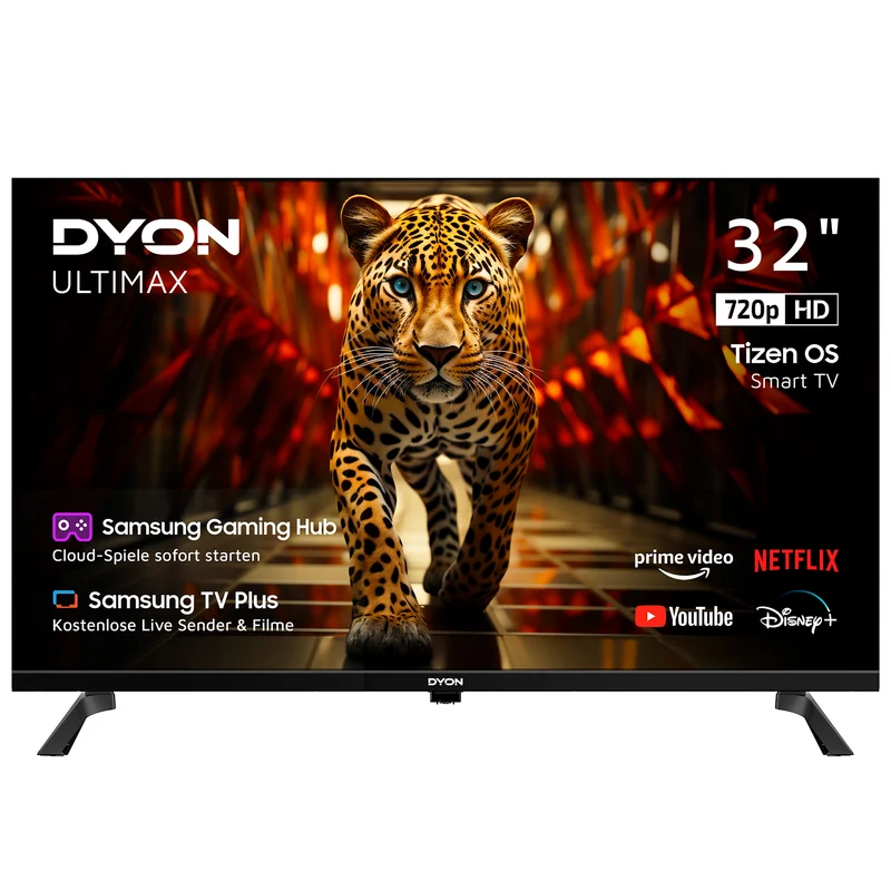 DYON Ultimax 32H-TI-W 32 Zoll HD Samsung Tizen Smart TV – Samsung TV Plus