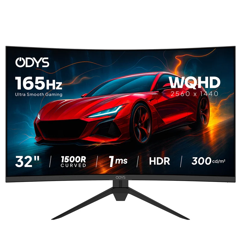 ODYS XP32 Curved Gaming Monitor (32 Zoll, 80 cm)
