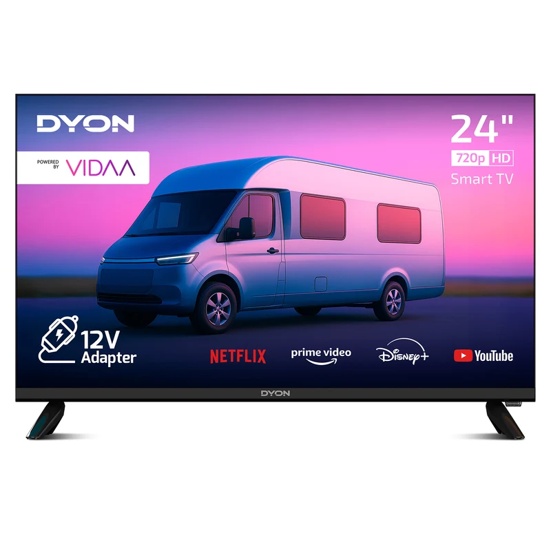 DYON Smart 24 VX-V 24 Zoll HD 12V Smart TV – Camping
