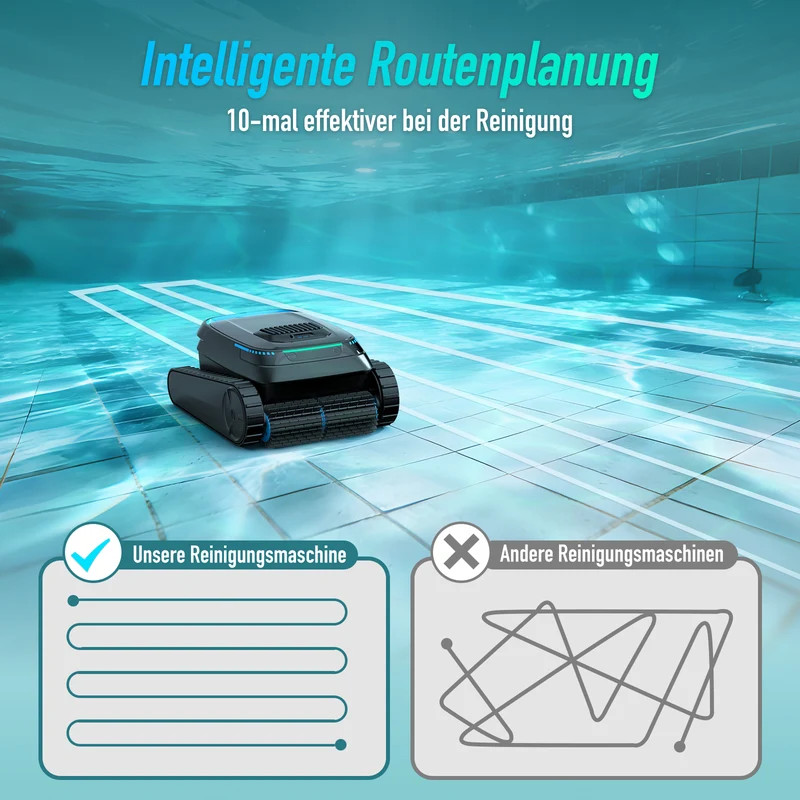 AIRROBO PC10 kabelloser kletternder Roboter-Poolreiniger