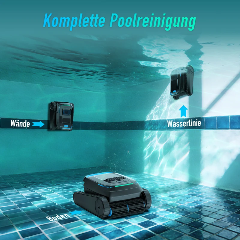 AIRROBO PC10 kabelloser kletternder Roboter-Poolreiniger