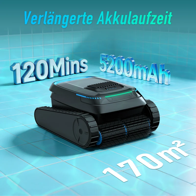 AIRROBO PC10 kabelloser kletternder Roboter-Poolreiniger