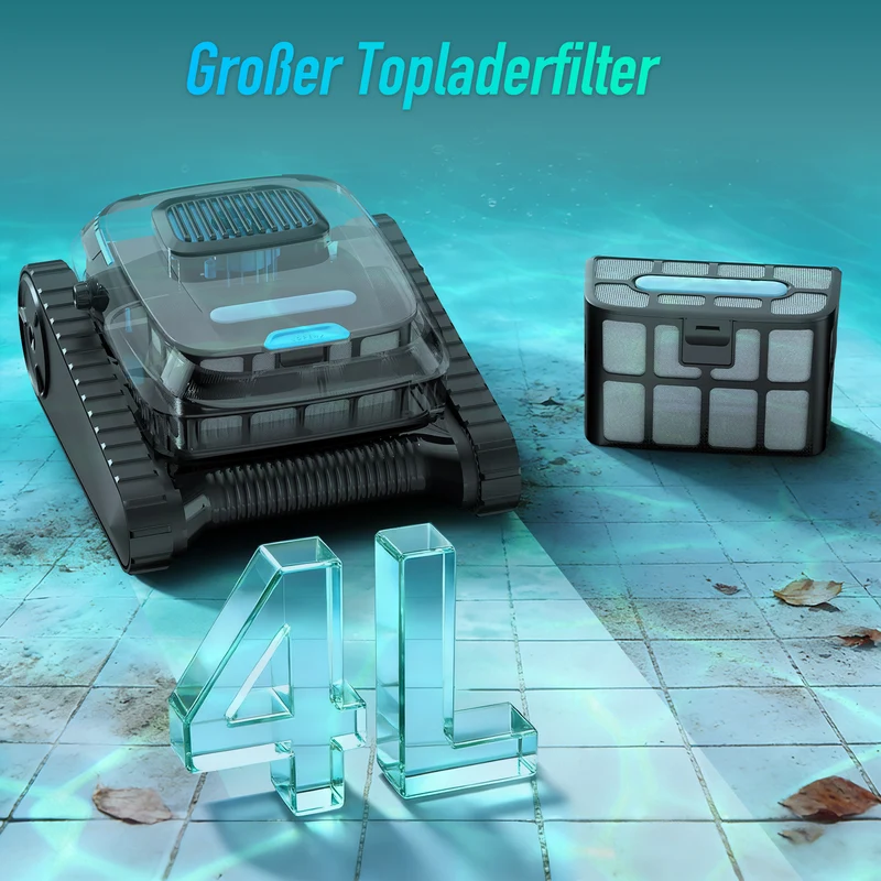 AIRROBO PC10 kabelloser kletternder Roboter-Poolreiniger