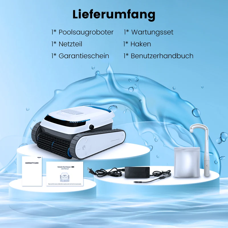 AIRROBO PC10 kabelloser kletternder Roboter-Poolreiniger