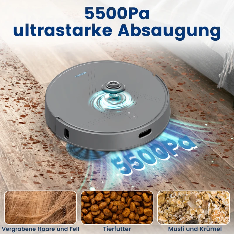 Intelligenter LDS-Laser-Navigations Saug-Wisch-Roboter | AIRROBO L50+