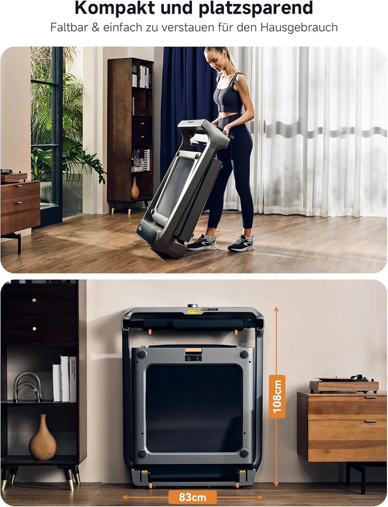 WalkingPad X218 – Klappbares Laufband 18 km/h 136 kg Handlauf