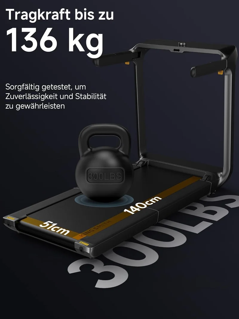 WalkingPad X218 – Klappbares Laufband 18 km/h 136 kg Handlauf