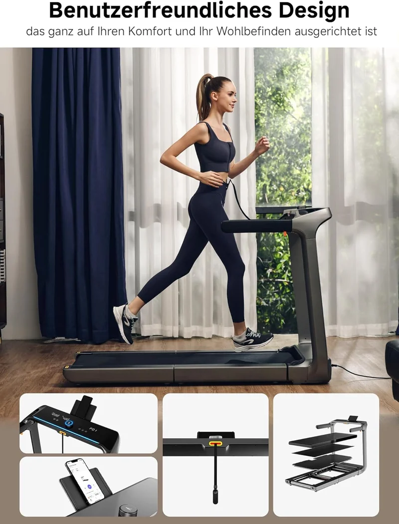 WalkingPad X218 – Klappbares Laufband 18 km/h 136 kg Handlauf