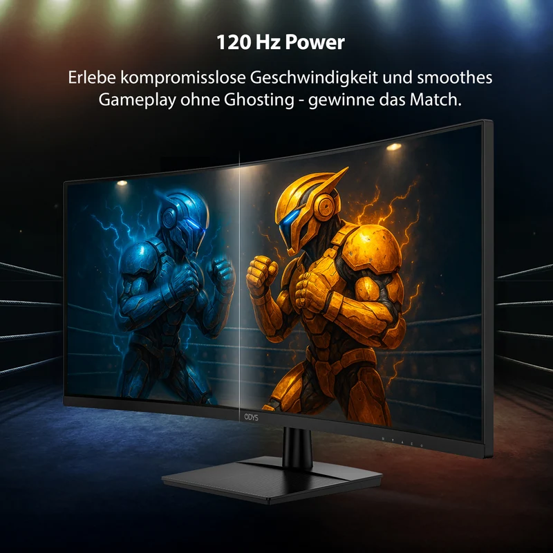 ODYS XE34-UWQ-120 Curved Gaming Monitor (34 Zoll, 86 cm)