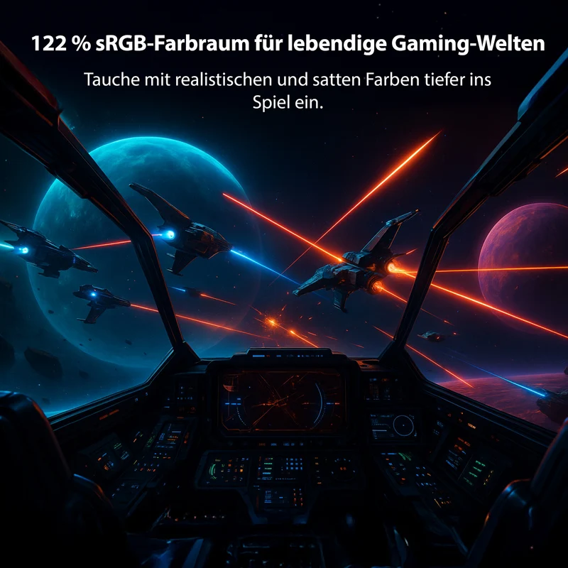 ODYS XE34-UWQ-120 Curved Gaming Monitor (34 Zoll, 86 cm)