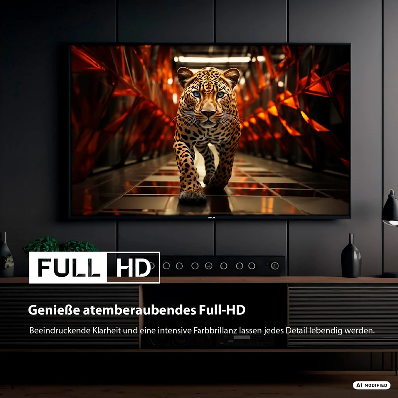 DYON Ultimax 32F-TI 32 Zoll Full HD Samsung Tizen Smart TV – Gaming Hub