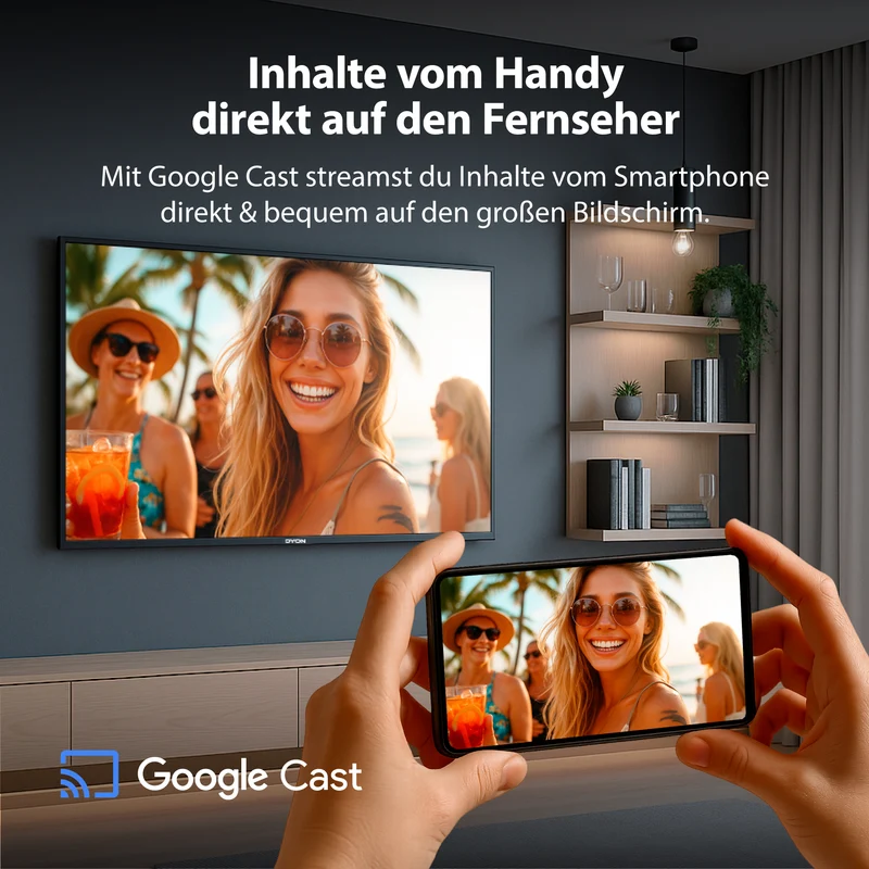 DYON nexGo 40F 40 Zoll Full HD Google TV – Chromecast