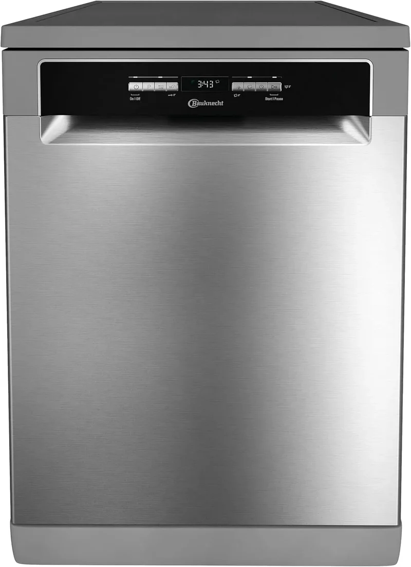 Bauknecht Geschirrspüler BK4FB14BN7A0X, Breite 60 cm, Freistehender, ActiveDry–Türöffnungssystem, Startzeitvorwahl, ckschublade–flexibel beladbar