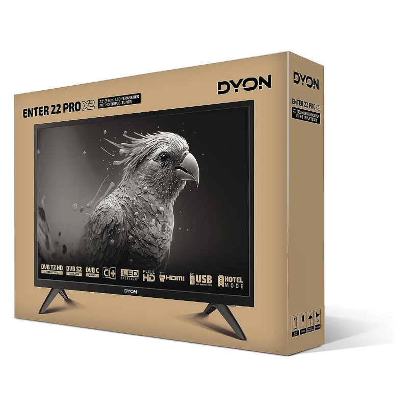 DYON Enter 22 Pro X2 22 Zoll Full HD Einfacher Fernseher - kein WLAN