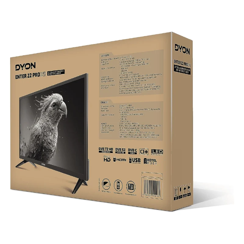 DYON Enter 22 Pro X2 22 Zoll Full HD Einfacher Fernseher - kein WLAN
