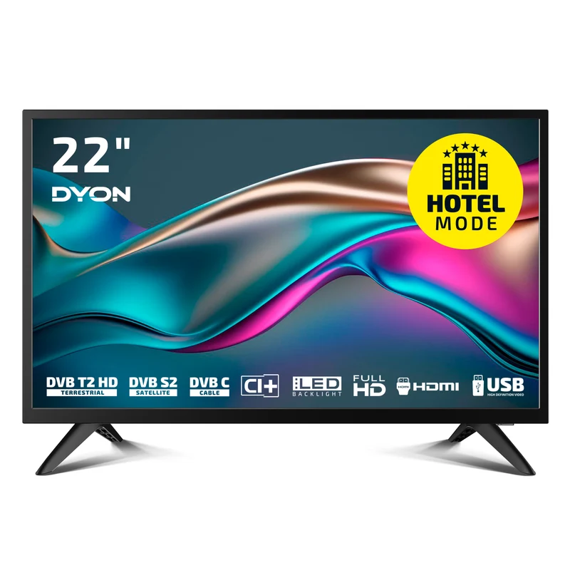 DYON Enter 22 Pro X2 22 Zoll Full HD Einfacher Fernseher - kein WLAN