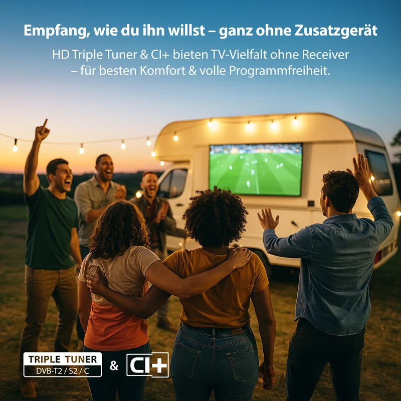 DYON Enter 24 Pro-X-V 24 Zoll HD 12V Camping Fernseher - kein WLAN