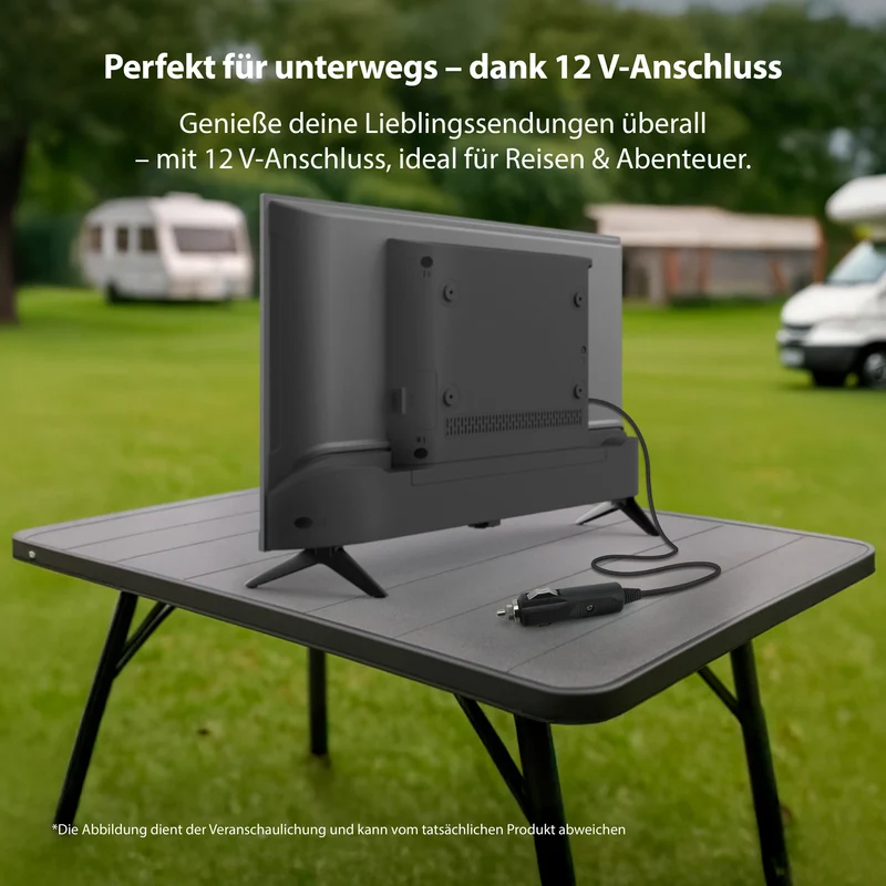 DYON Enter 24 Pro-X-V 24 Zoll HD 12V Camping Fernseher - kein WLAN