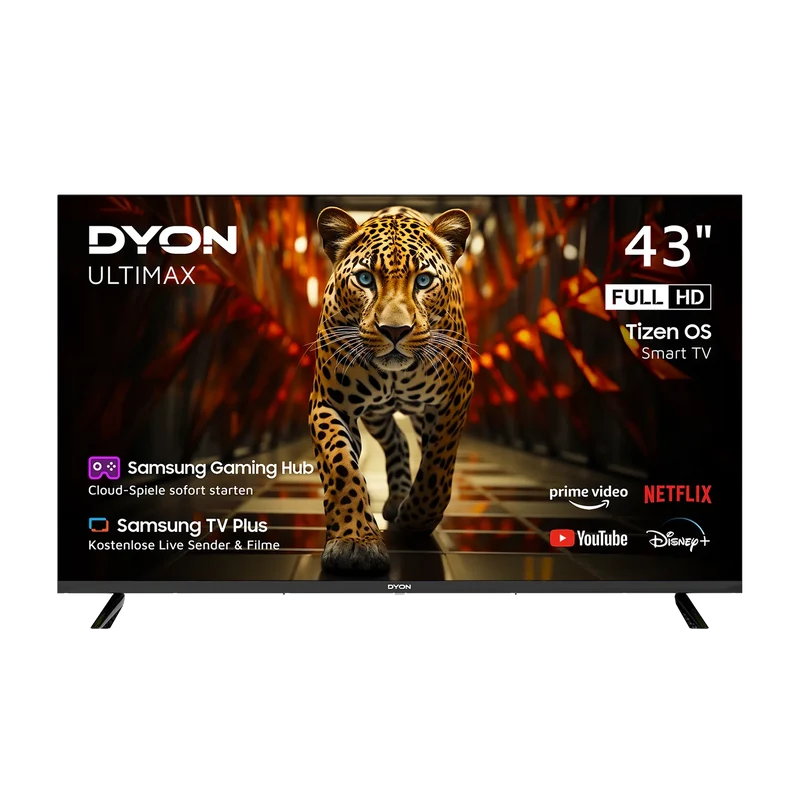DYON Ultimax 43F-Ti 43 Zoll Full HD Samsung Tizen Smart TV – Gaming Hub