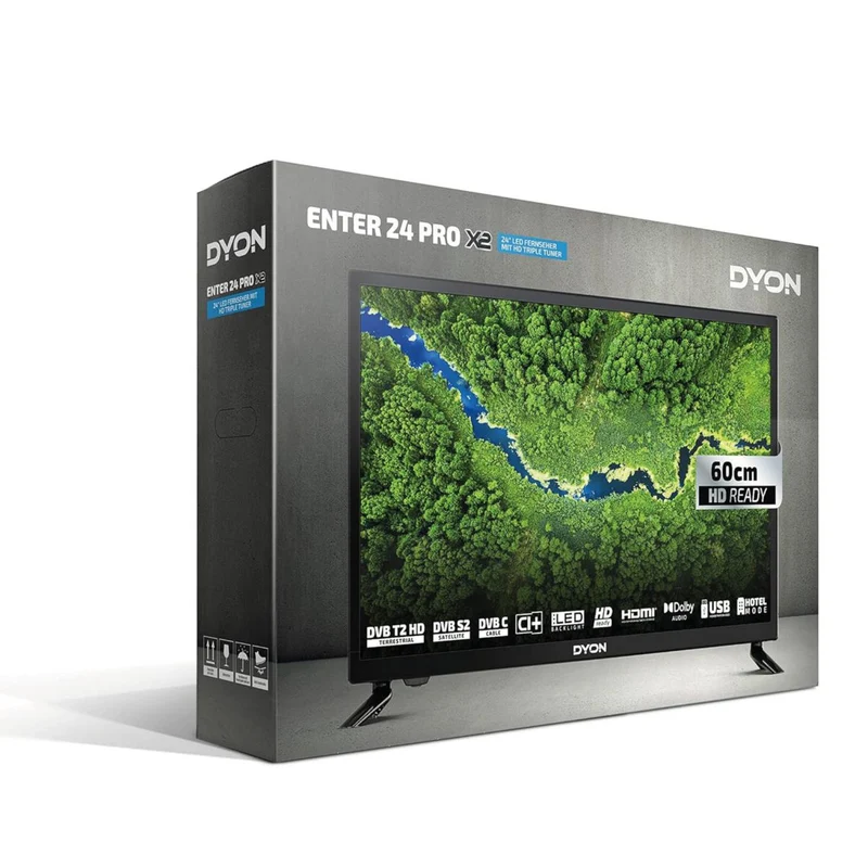 DYON Enter 24 Pro X2 24 Zoll HD Einfacher Fernseher - kein WLAN
