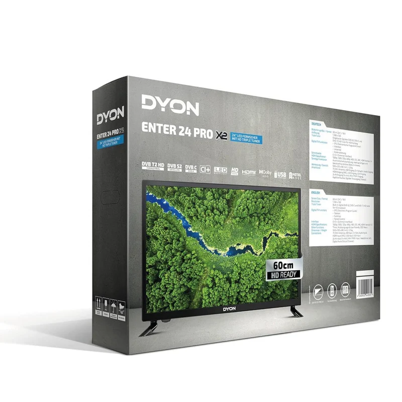 DYON Enter 24 Pro X2 24 Zoll HD Einfacher Fernseher - kein WLAN