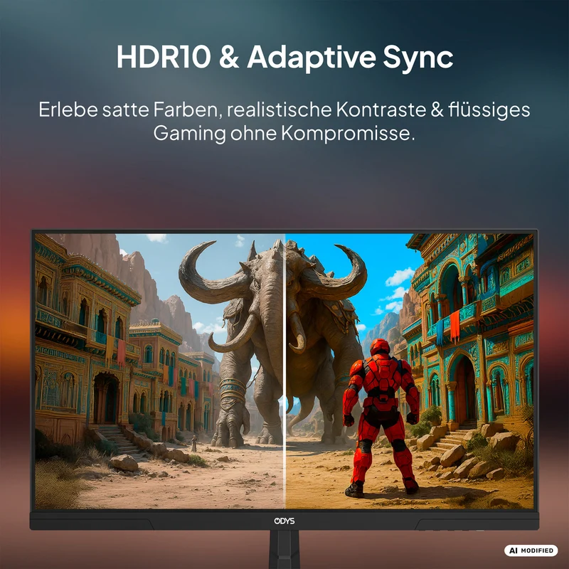 ODYS i27-F-144 Flat Gaming Monitor (27 Zoll, 69 cm)