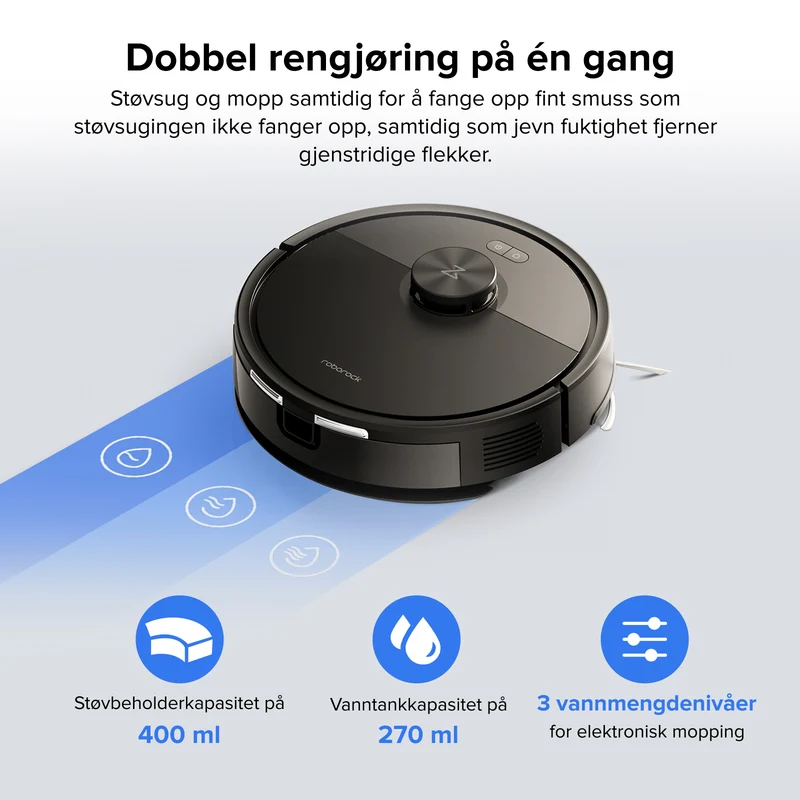 Robrock Q7L5 robotstøvsuger og -mopp