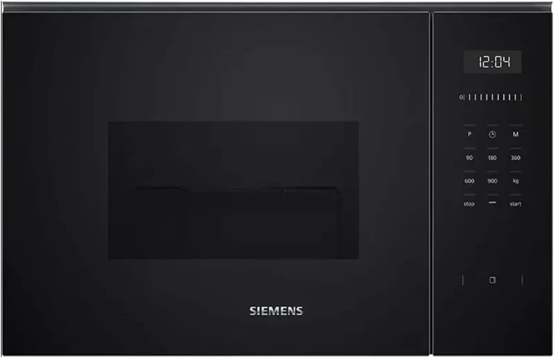 Siemens Mikrowelle CookControl8 BE555LMB1F iQ500, Fassungsvermögen 25 Liter, Einbau