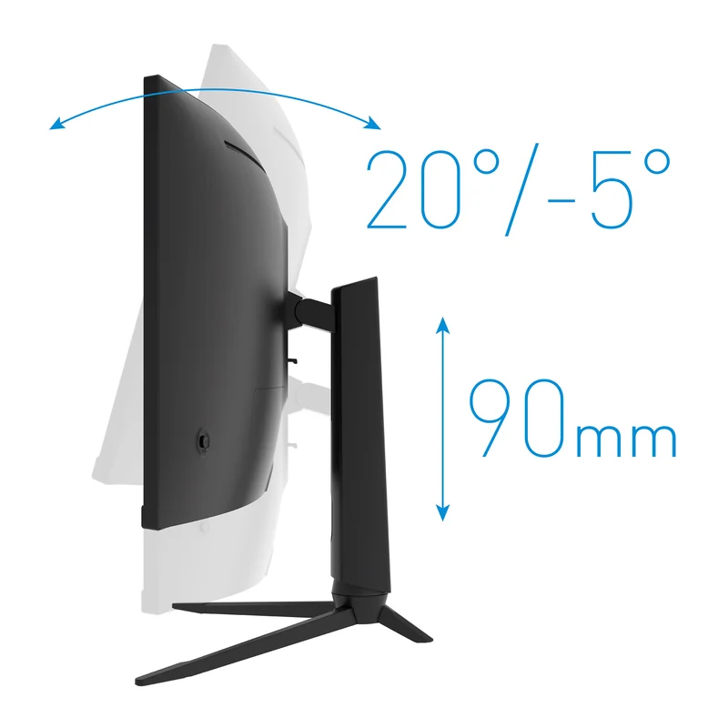ODYS XP34 PRO-X Curved Gaming Monitor (34 Zoll, 86 cm)