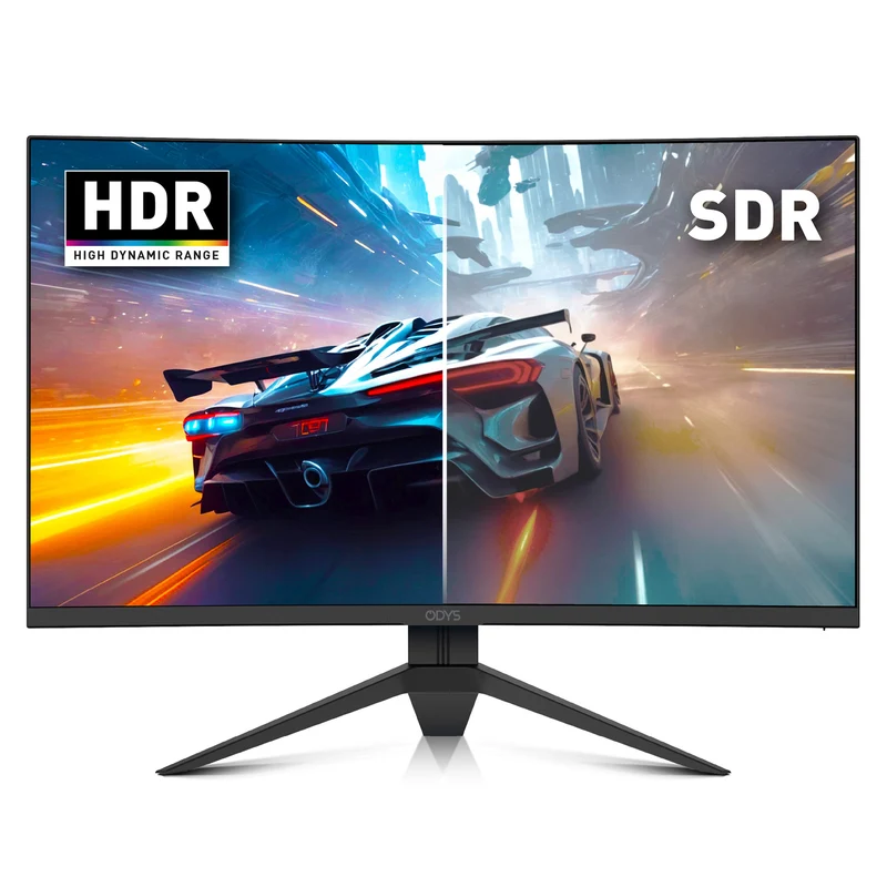 ODYS Q27 PRO-X Curved Gaming Monitor (27 Zoll, 69 cm)