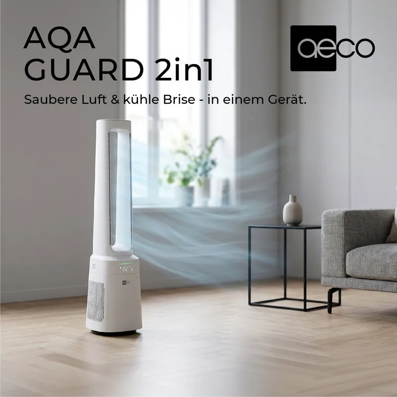 AirX Guard 2in1 - Ventilator & Luftreiniger mit HEPA Filter