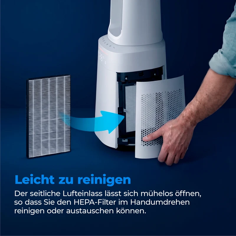 AirX Guard 2in1 - Ventilator & Luftreiniger mit HEPA Filter