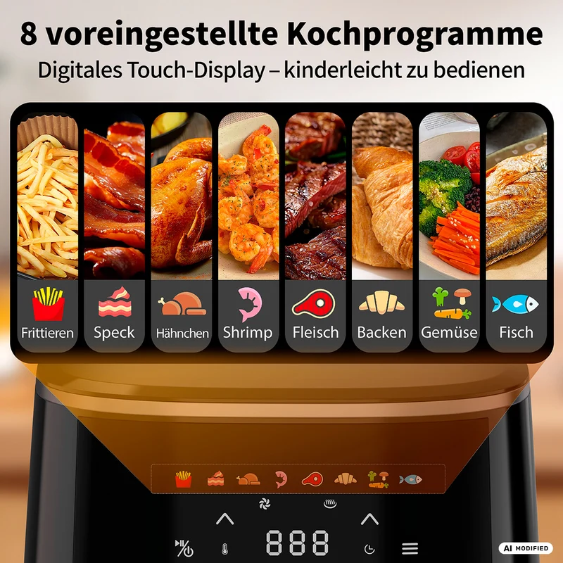 Compact Airfryer 4,3 Liter
