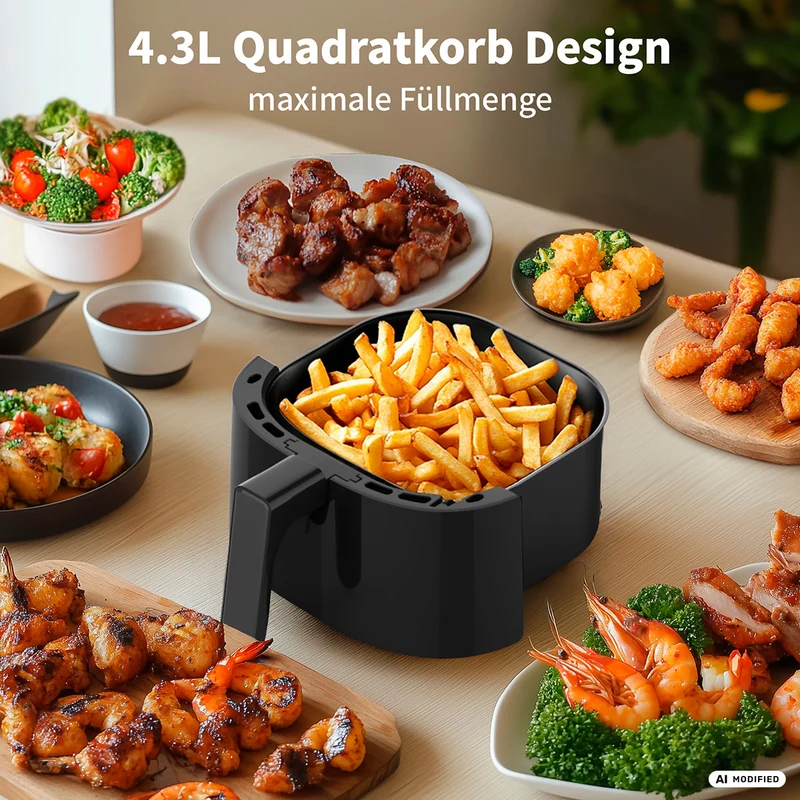 Compact Airfryer 4,3 Liter