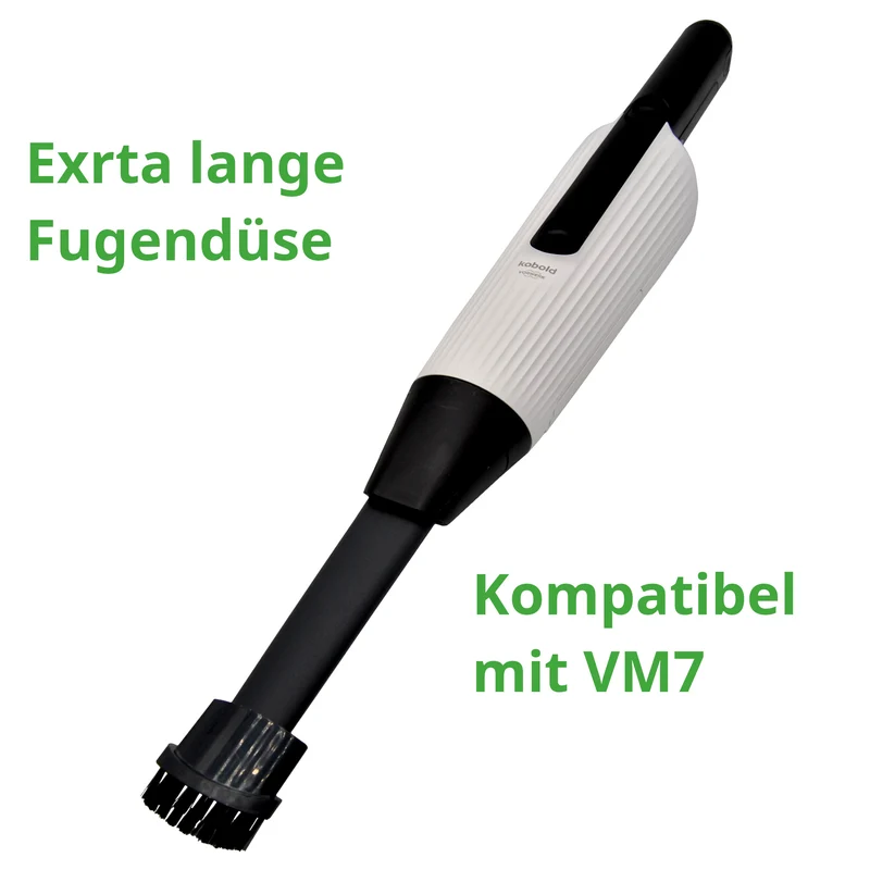 Fugendüse 21cm kompatibel für den Vorwerk Kobold VM7 / VM 7 Akku-Handstaubsauger