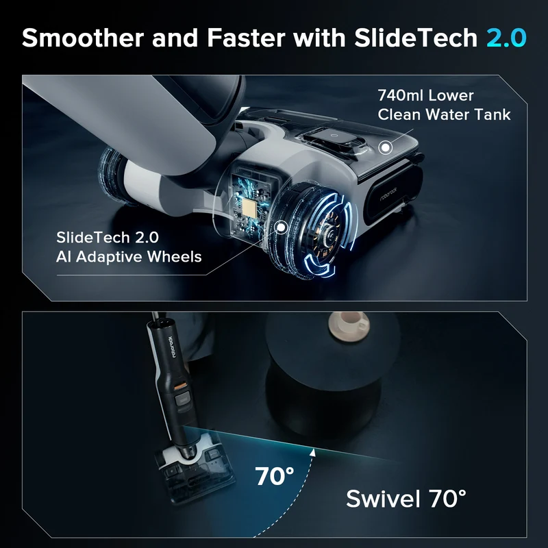 Roborock F25 Combo og F25 ACE Combo våt- og tørrstøvsuger
