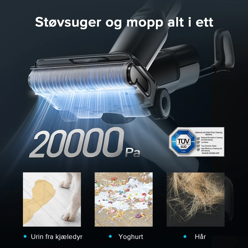 Roborock F25 ACE og F25 ALT våt- og tørrstøvsuger
