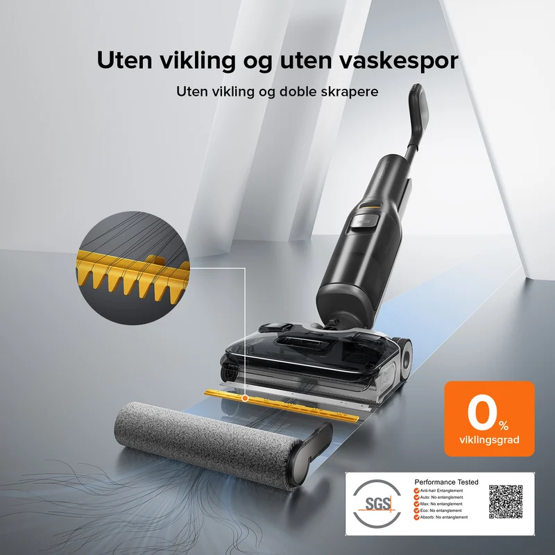 Roborock F25 ACE og F25 ALT våt- og tørrstøvsuger