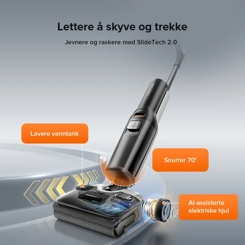 Roborock F25 ACE og F25 ALT våt- og tørrstøvsuger