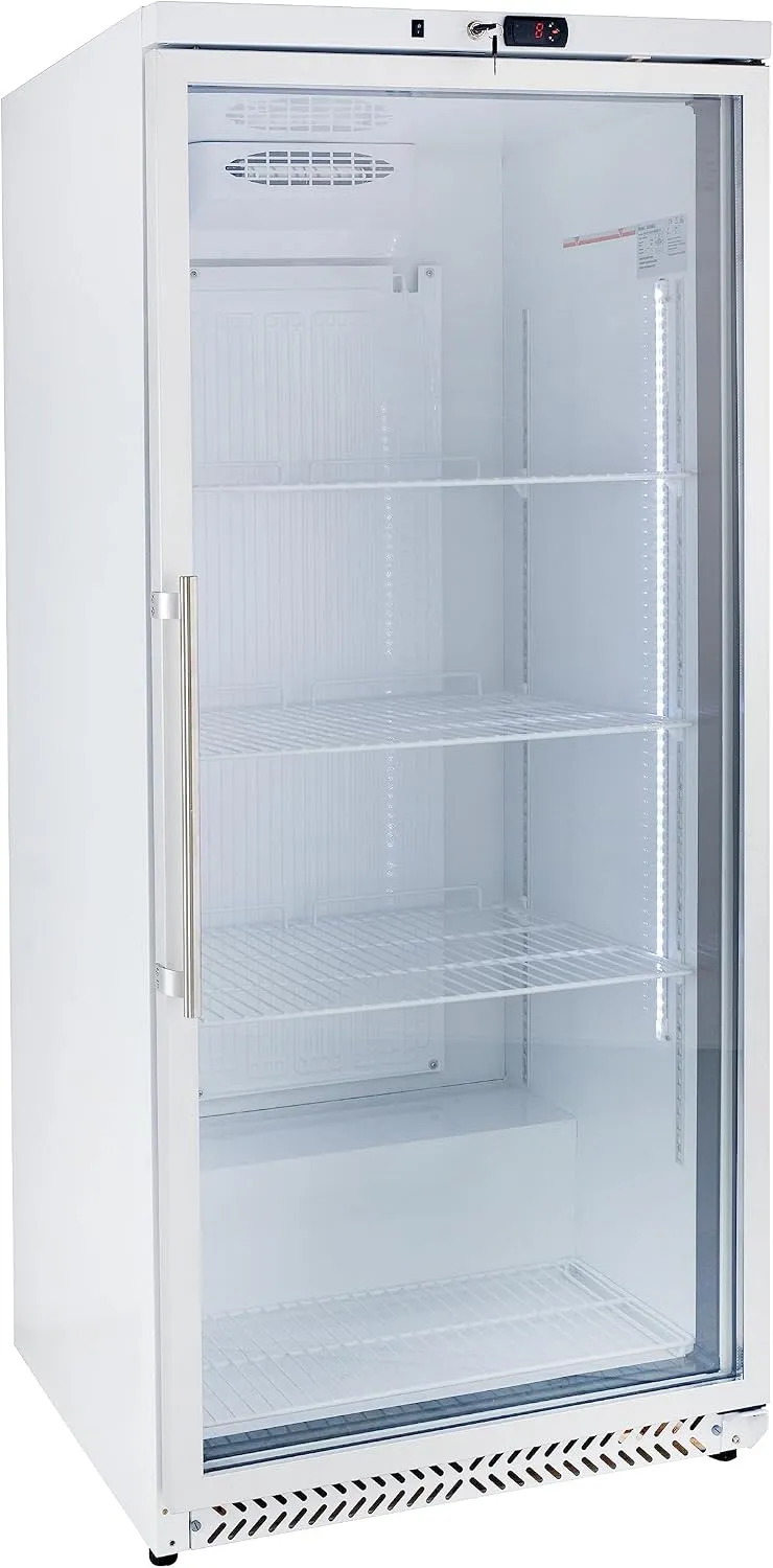Kühlschrank ECO 380, Lagerkühlschrank mit Glastür Gastronomiebedarf