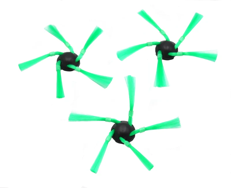 3 Mikrofilter + 3 Seitenbürsten kompatibel mit Vorwerk Saugroboter VR7 VR 7