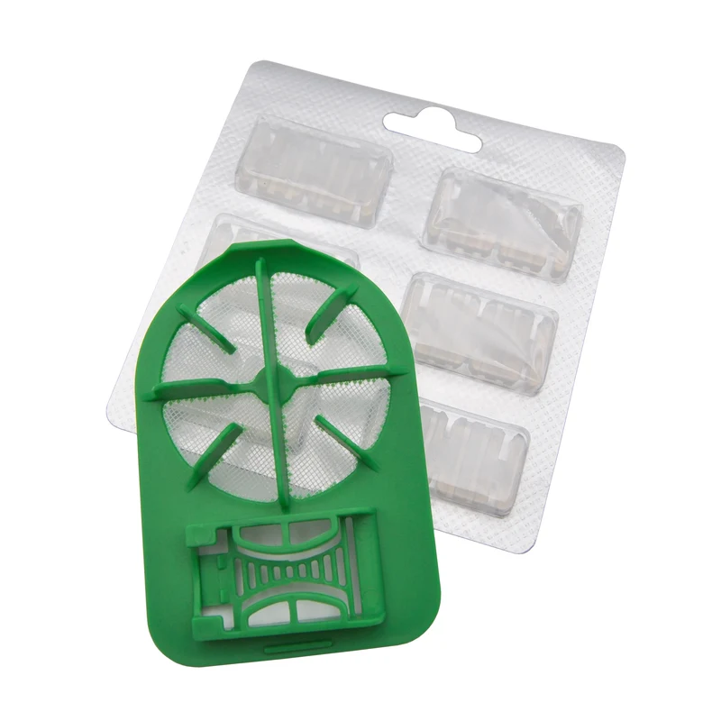 6 Staubsaugerbeutel + Filter + 6 Duftblocks kompatibel Vorwerk Service Station RB7