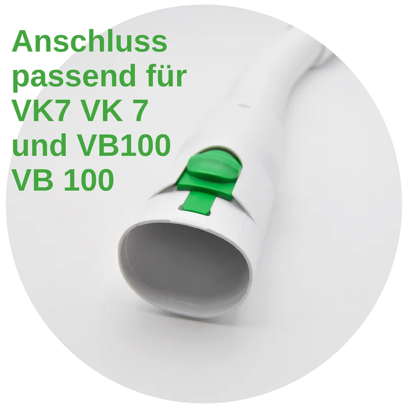 Flexibler Schlauch Flexschlauch + Möbelpinsel passend Vorwerk Kobold VB100 VB 100 VK7 VK 7