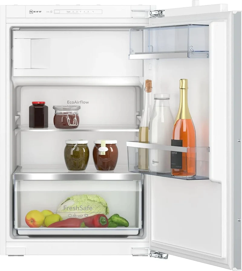 Neff Gefrierschrank KI2222FE0, Maße 88x56 cm, Gefrieren 15l, HxB, Fresh Safe, Flachscharnier, N 50, Einbaukühlschrank mit, Kühlen 104l, 35dB