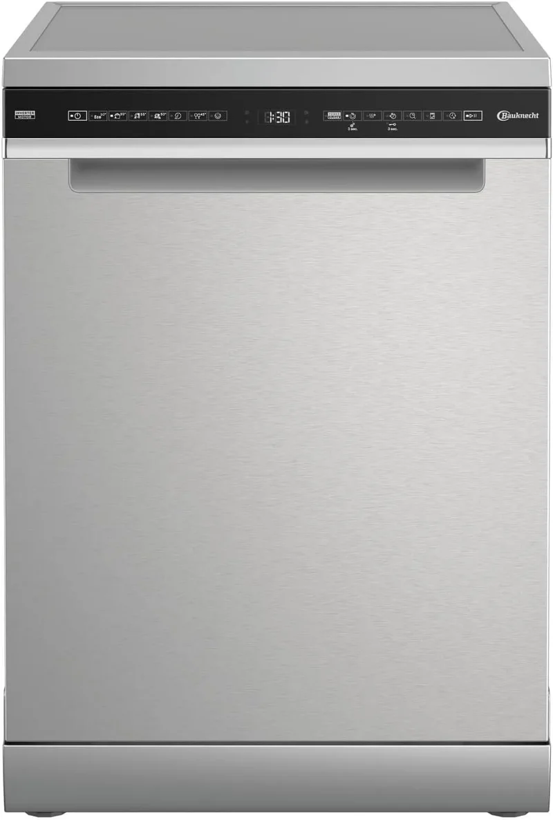 Bauknecht Geschirrspüler B7F HS51 CM/15, Breite 60 CM, 15 Maßgedecke, X Freistehender, PowerClean Pro-Effektive Hochdruckdüsen