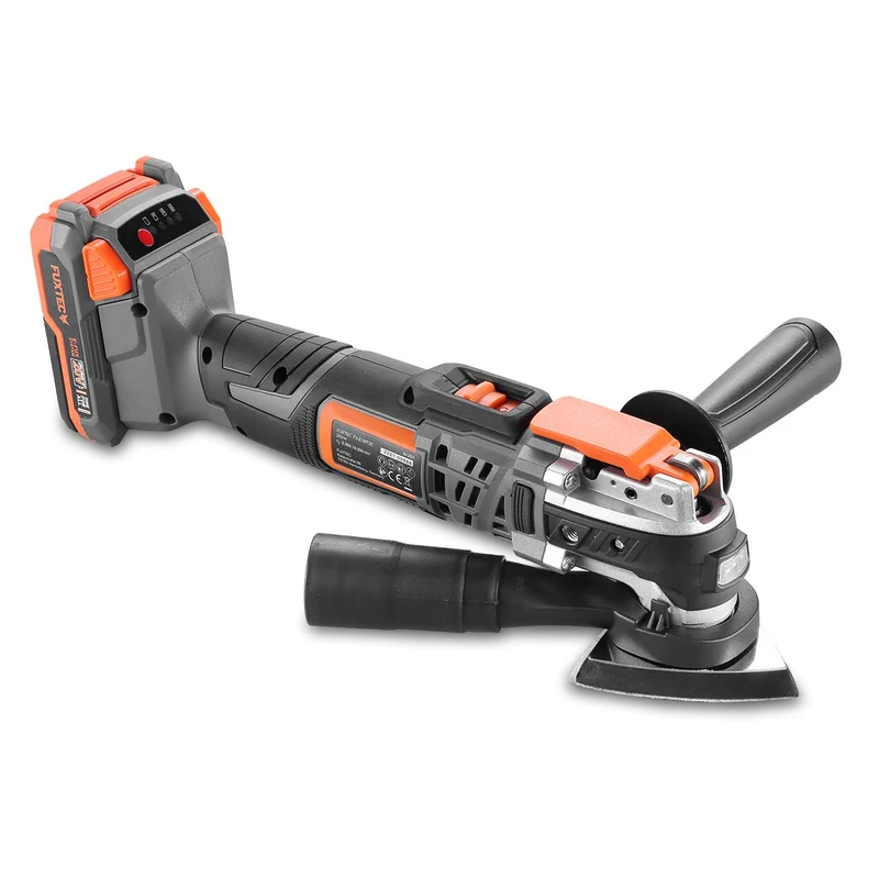 B-WARE FUXTEC 20V Akku Multifunktionstool FX-E1MT20 SET mit 1 x Akku 2Ah, 1 x Ladegerät 1A