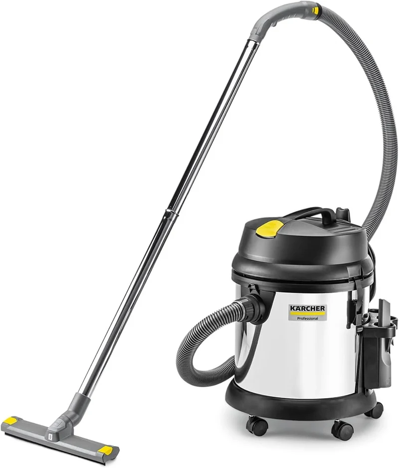 Karcher Nass-/Trockensauger, Leistung: max. 1380 W, NT 27/1 Me Advanced, Edelstahlbehälter: 27 l, Saugschlauch 2.5 m, inklusive. Patronenfilter