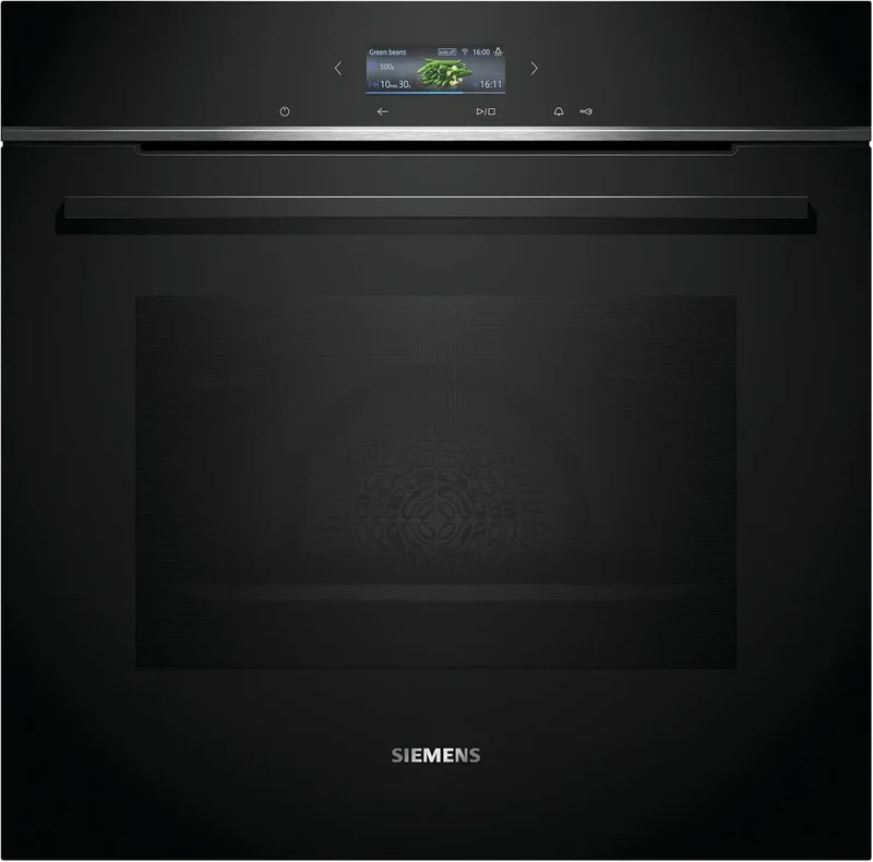 Siemens Backofen HB774G1B1 iQ700, Stiftung Warentest Testsieger*, activeClean Pyrolyse & humidClean Hydrolyse, Automatikprogramme, Made in Germany