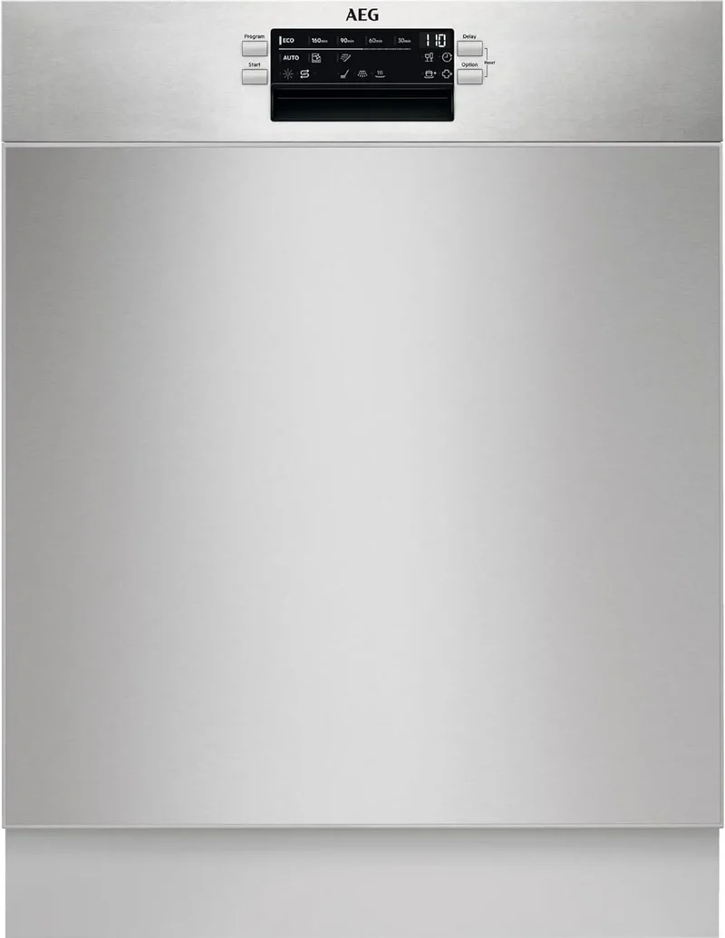 AEG Geschirrspüler FUS6491AZM 6000, Breite 60cm, Unterbau, Serie mit SatelliteClean, AirDry, ideale Trocknungsergebnisse, energiesparend, Display